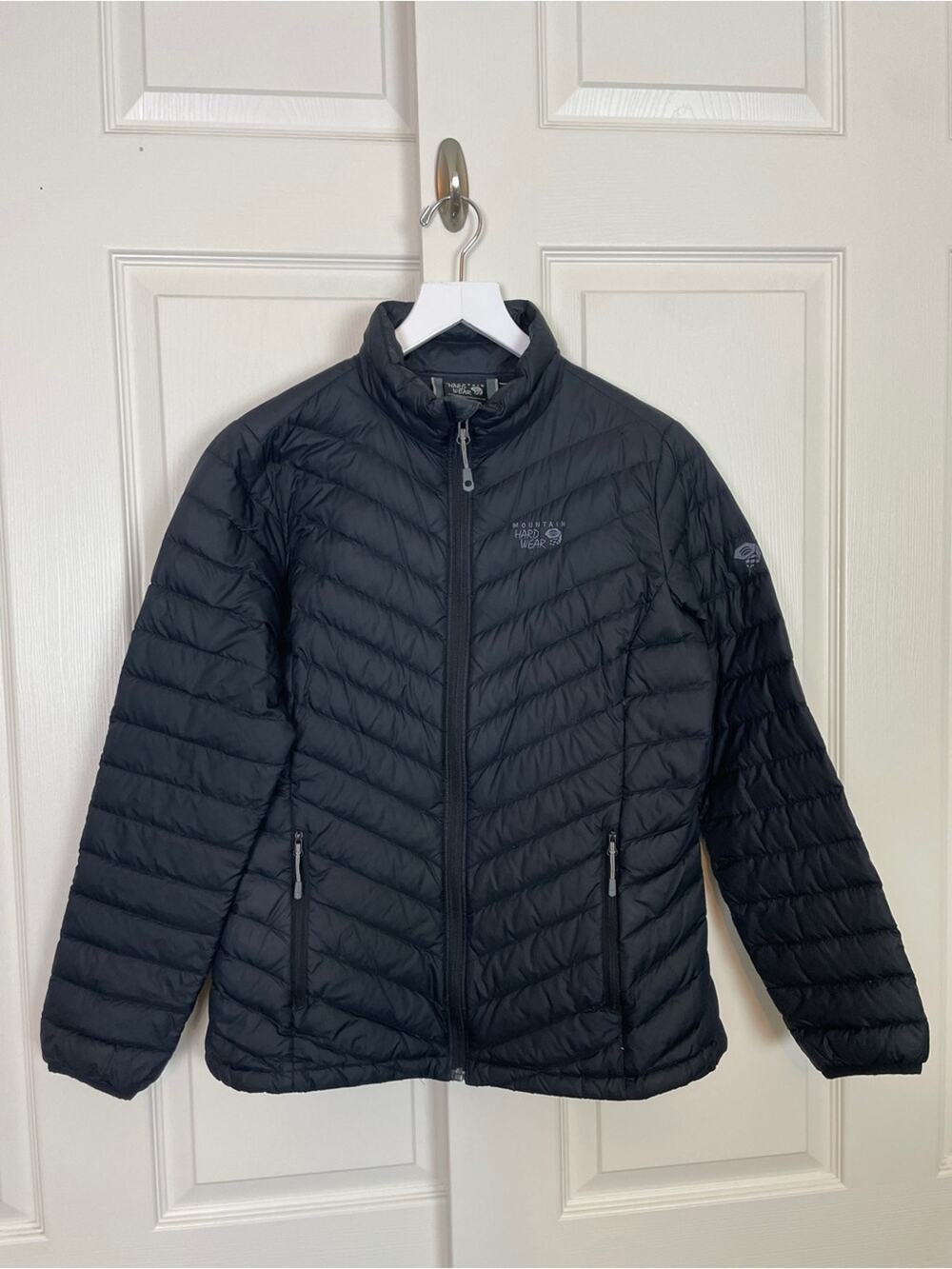 Mountain Hardwear Black Micro Ratio 650 Down Fill Puffer Jacket Packable Sz M